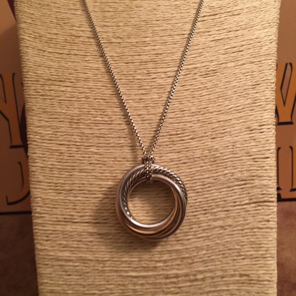 NWOT AUTHENTIC DAVID YURMAN .925/14K GOLD NECKLACE